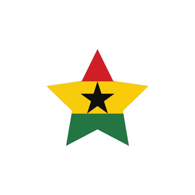 Ghana Flag Paper Plates (Creator Uploaded)