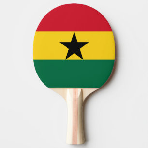 Ghana Flag Ping Pong Paddle
