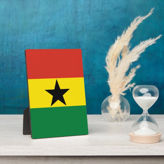 Ghana flag plaque (Side)