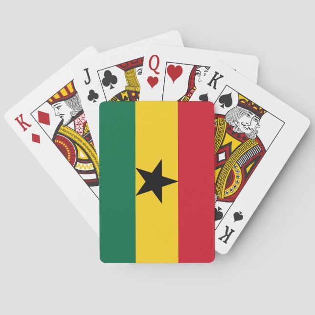 Ghana Flag Playing Cards (Back)
