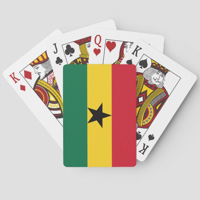Ghana Flag Playing Cards (Back)