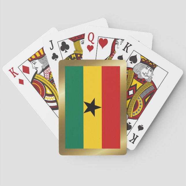 Ghana Flag Playing Cards (Back)