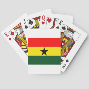 Ghana flag playing cards