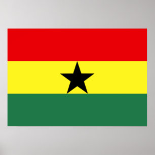 Ghana Flag Poster