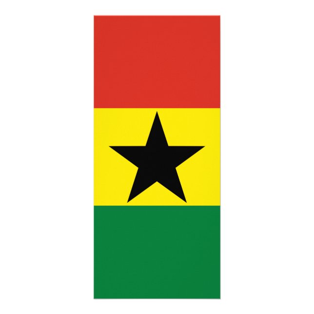 Ghana flag rack card (Front)