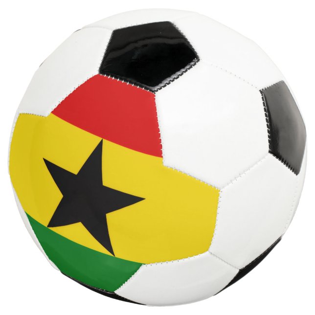 Ghana Flag Soccer Ball (Three Quarter)