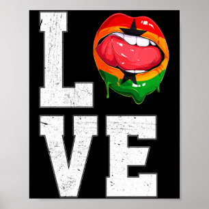Ghana Flag Soccer Fan Love Ghanaian T Shirt  Poster
