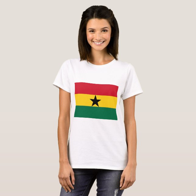 Ghana Flag T-Shirt (Front Full)