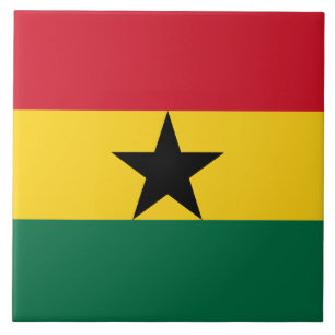 Ghana Flag Tile
