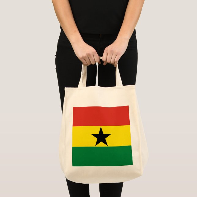 Ghana flag tote bag (Front (Product))
