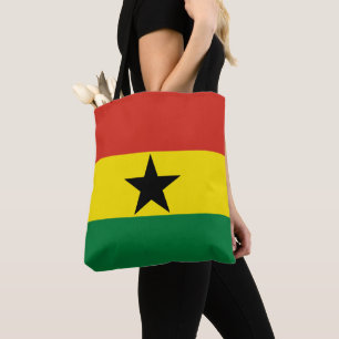 Ghana flag tote bag