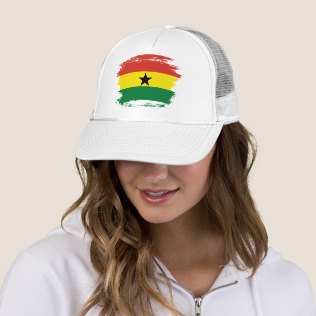 Ghana flag trucker hat (In Situ)