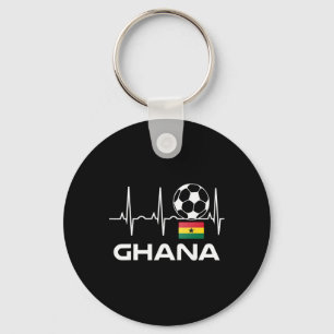 Ghana Footbyll Jersey Shirt Men Women Footbyll Gif Key Ring