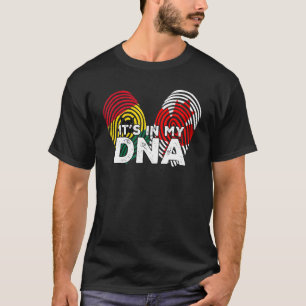 Ghana Ghanaian Canada Canadian Flag Hand Mixed DNA T-Shirt