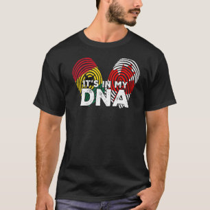 Ghana Ghanaian Canada Canadian Flag Hand Mixed DNA T-Shirt