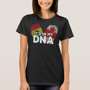 Ghana Ghanaian Canada Canadian Flag Hand Mixed DNA T-Shirt