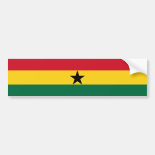 Ghana/Ghanaian Flag Bumper Sticker