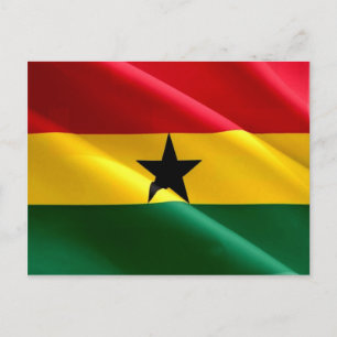 Ghana - Ghanaian Flag - Postcard