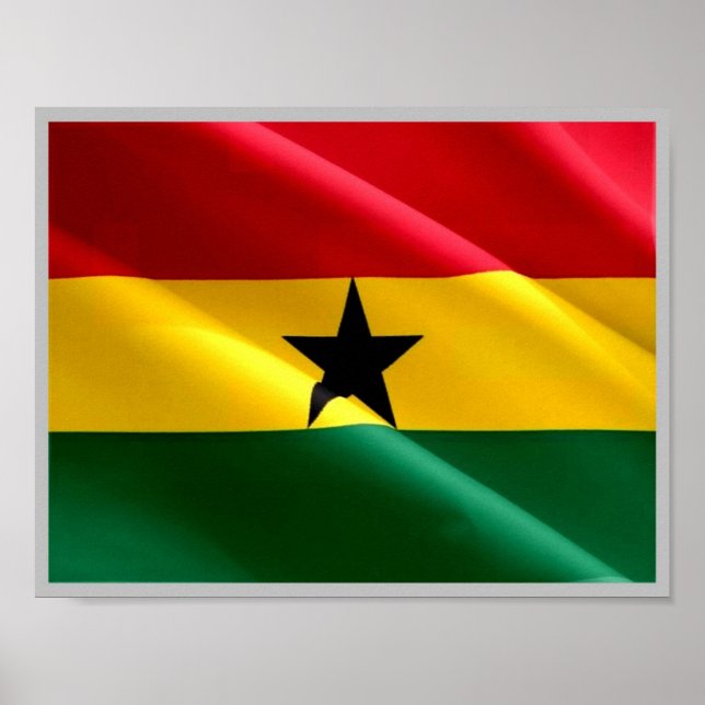 Ghana - Ghanaian Flag - Poster (Front)