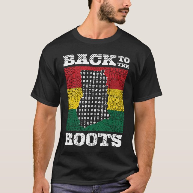 Ghana Ghanaian Ghana Flag Ghana  Ghana Fans Ghana  T-Shirt (Front)