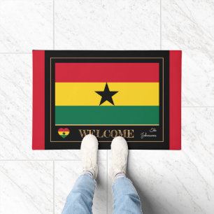 Ghana & Ghanian Flag house mats /sports Welcome