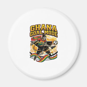Ghana Goal Mode Skeleton Striker Nations Streetwea Magnet