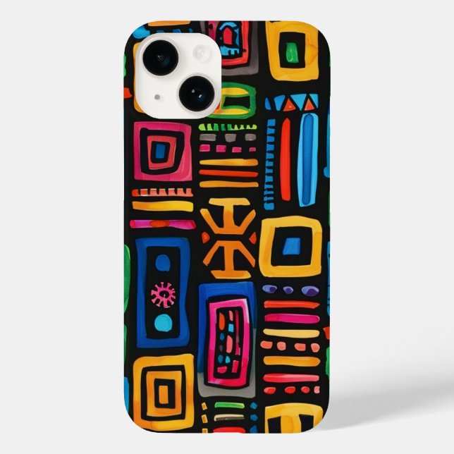 Ghana Kente Case-Mate iPhone Case (Back)