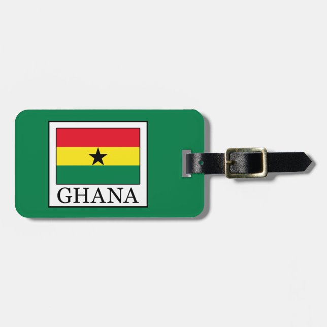 Ghana Luggage Tag (Front Horizontal)