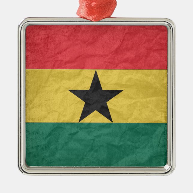 Ghana Metal Ornament (Front)