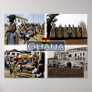 Ghana - Mosaic - Poster