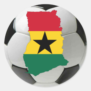 Ghana national team classic round sticker