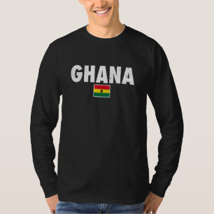 Ghana Proud Ghanaian Flag 2 T-Shirt