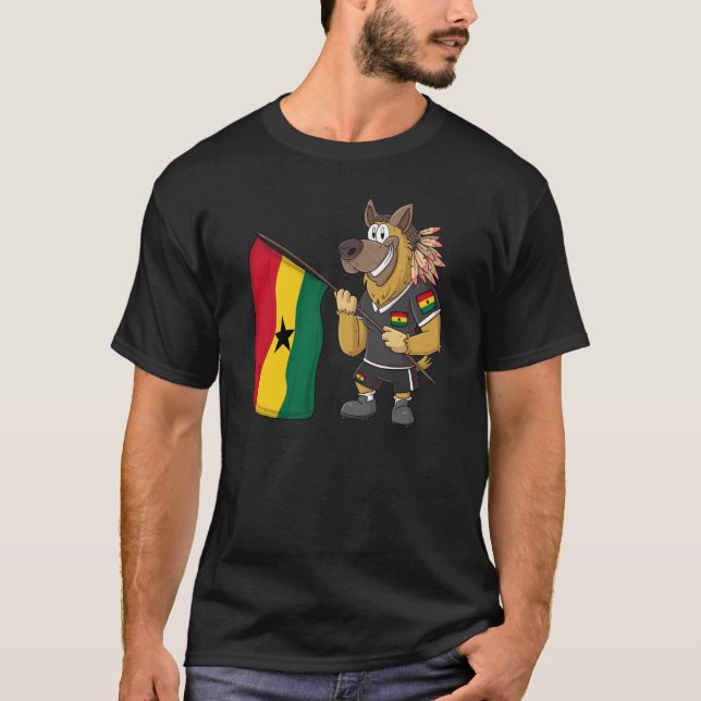 Ghana Rasta Dog T-Shirt (Front)
