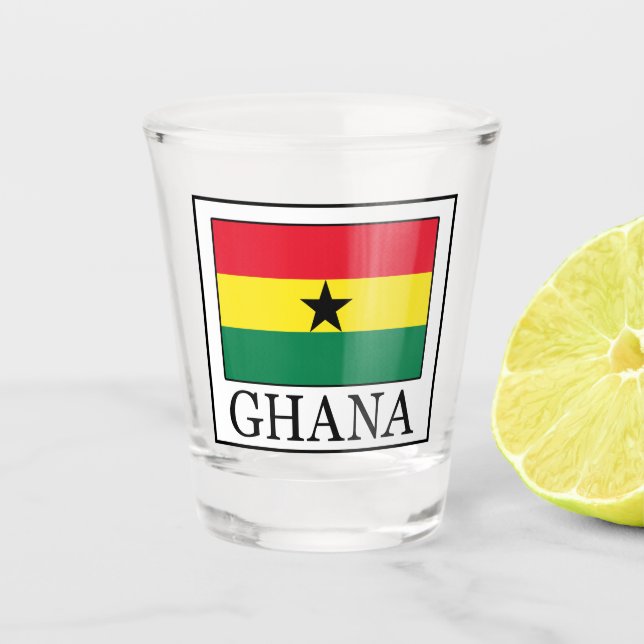 Ghana Shot Glass (Front)