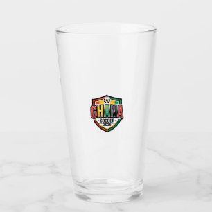 Ghana Soccer 2026 Soccer Bold Country Typography R Glass