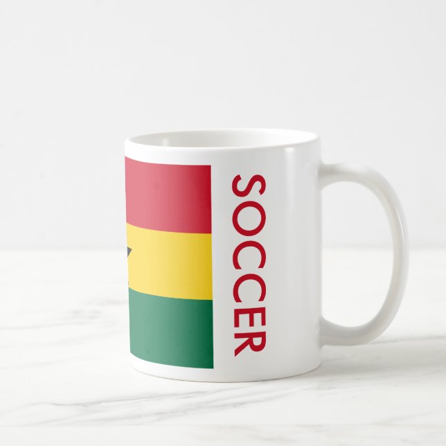 GHANA SOCCER COFFEE MUG (Right)