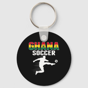 Ghana Soccer Fans Jersey - Proud Ghanian Footbyll Key Ring