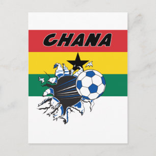 Ghana Soccer Futbol Swag Postcard