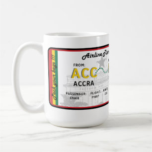 Ghana Ticket Coffee Mug