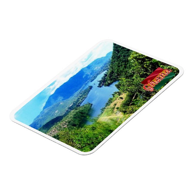 Ghana - Volta Lake - Magnet (Left Side)