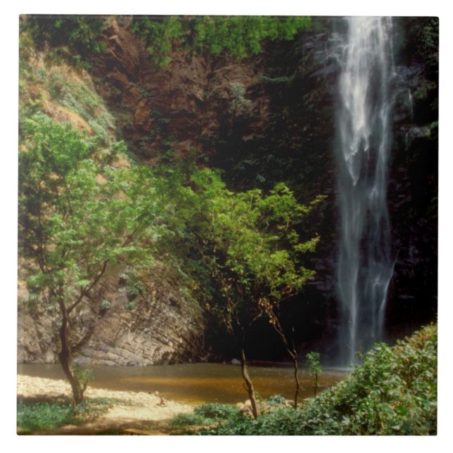 Ghana: Wli Falls, a.k.a. Agumatsa Falls (Volta Tile (Front)