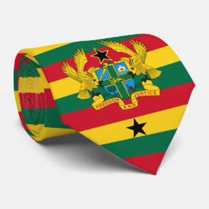 Ghanaian Flag & Coat of Arms, Flag of Ghana Tie