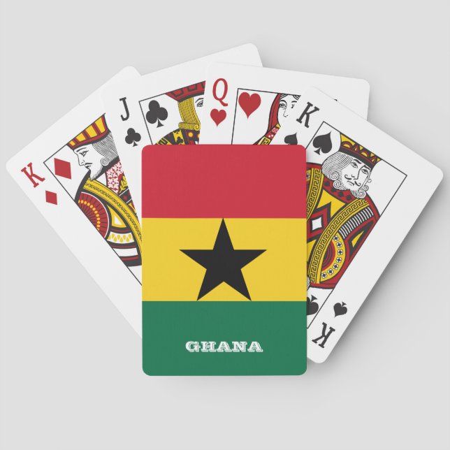 Ghanaian Flag Games, Ghana Playing Cards (Back)