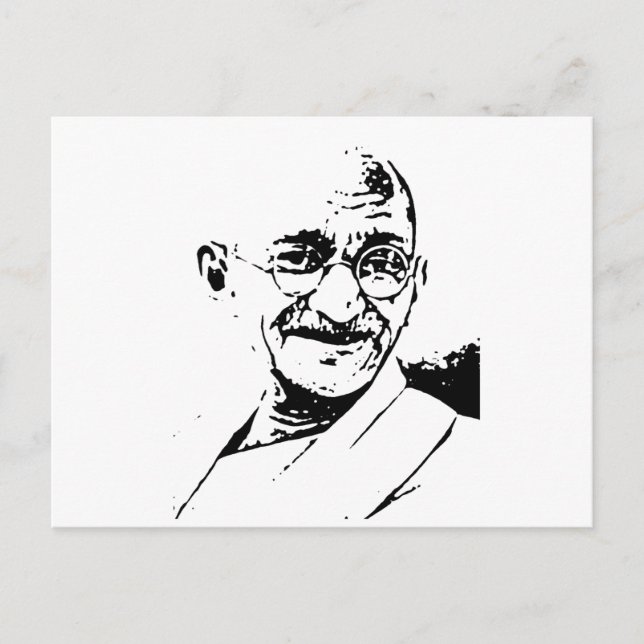Ghandi Postcard (Front)
