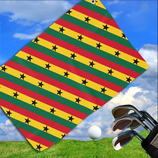 Ghanian Flag & Ghana travel, holiday /sport fans Golf Towel (Creator Uploaded)