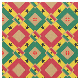 Ghanian Flag & Ghana Trendy Fabric fashion