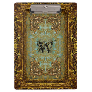 Ghastling Victorian Beautiful Monogram Clipboard