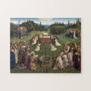 Ghent Altarpiece(detail), Van Eyck Brothers Jigsaw Puzzle