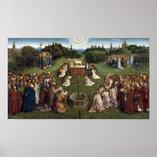 Ghent Altarpiece(detail), Van Eyck Brothers Poster
