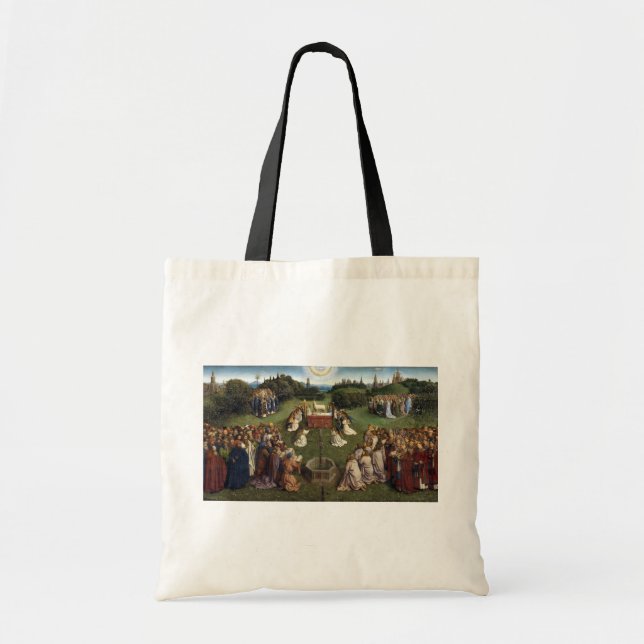 Ghent Altarpiece(detail), Van Eyck Brothers Tote Bag (Front)